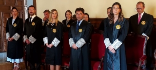 Diez jueces toman posesión de sus cargos como magistrados